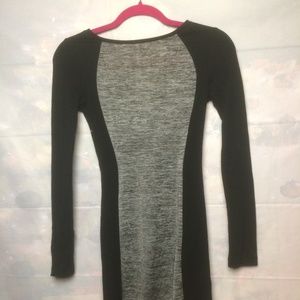 H&M Black and Grey Mini Dress